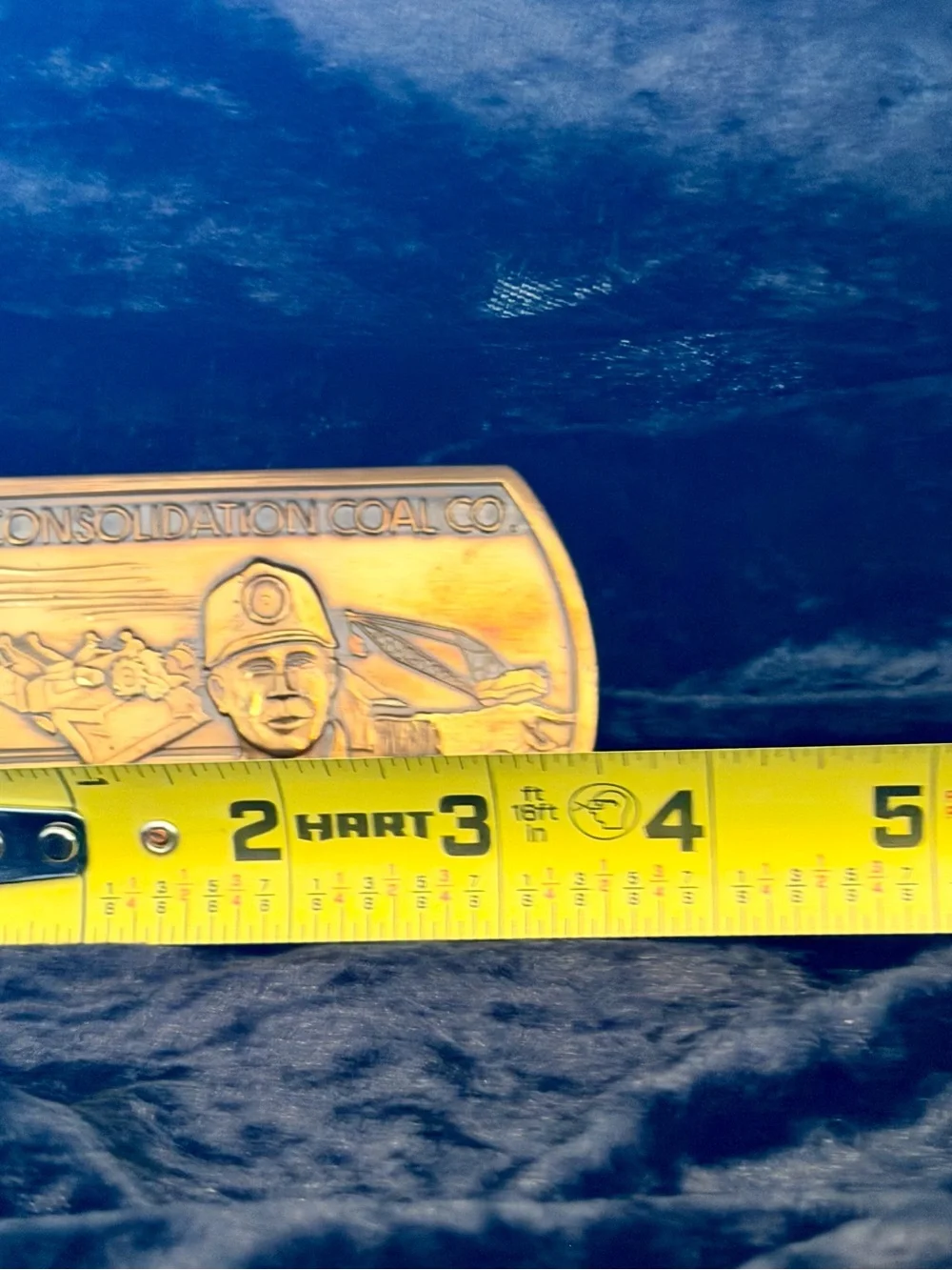 Vintage Consolidation Coal Miners Belt Buckle